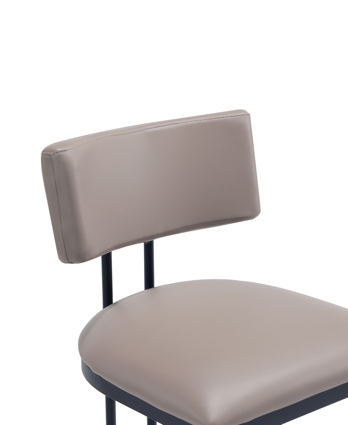 Juno 38.2" Faux Leather Upholstered Counter Stool