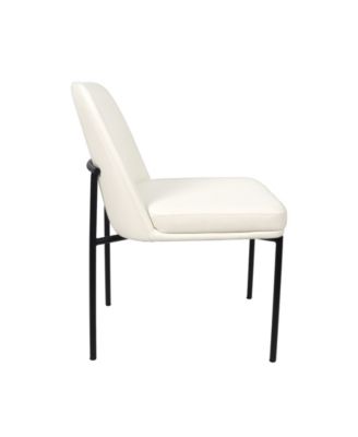 Loft Faux Leather Upholstered Dining Side Chairs, Set of 2