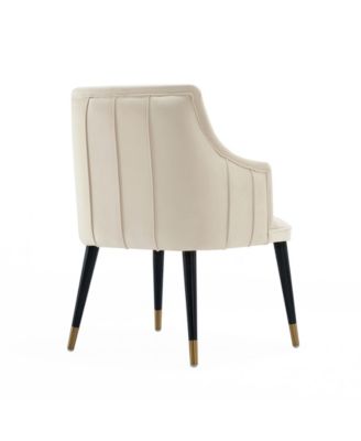 Eda 37.4" Wood Upholstered Dining Armchair