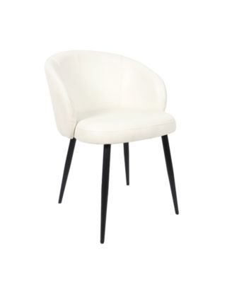 Looma Faux Leather Upholstered Dining Side Chairs, Set of 2