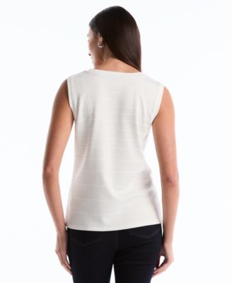 Petite Ottoman Knit Sleeveless Top