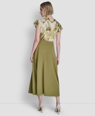 Women's Textured Maxi Skirt