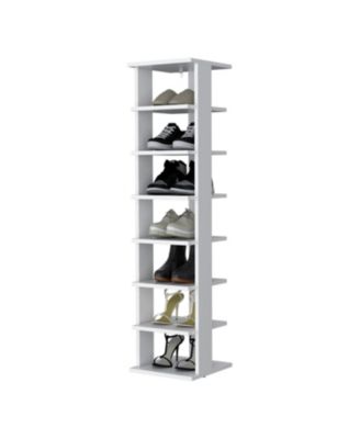 Ivonny 7-Tier Tall Vertical Shoe Rack, Freestanding Organizer with Open Shelves