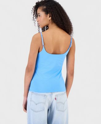 Juniors' Scoop-Neck Bra-Free Cami