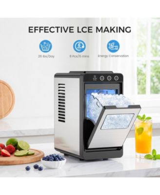 Countertop Ice Maker, 26 lbs/24H Self-Cleaning