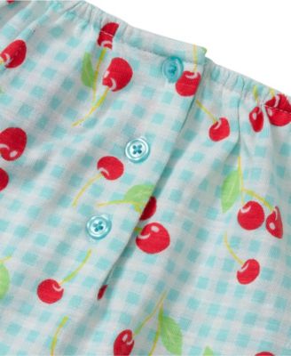 Girls Shirred Puff Blouse