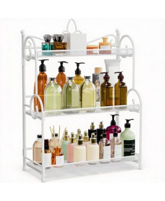 3-Tier Foldable Organizer for Kitchen & Bathroom