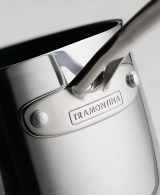 Utsava Tri-Ply Clad Stainless Steel 2.2-Quart Covered Saucepan