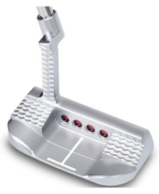 ARONKL 34inch Golf Club Putter Men's Right Hand with Black Red HeadCovers PU Grip CNC Steel Mallet Professional