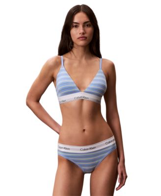 Women's Icon Cotton-Modal Lightly Lined Triangle Bralette QF8498