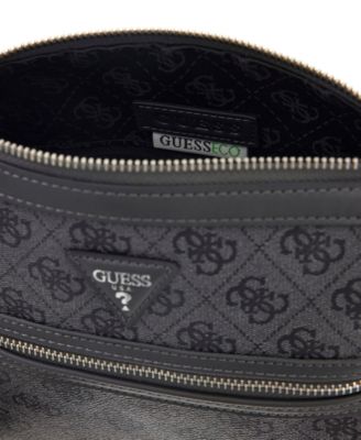 Men's Milano Monogram Pattern Crossbody Bag