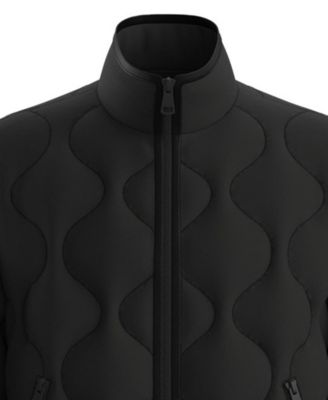 Men's Quilted Long-Sleeve Jacket