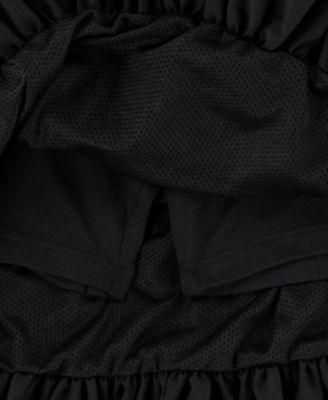 Girls' 4-6X Lace It Up Crewneck T-Shirt and Scooter Shorts, 2-Piece Set