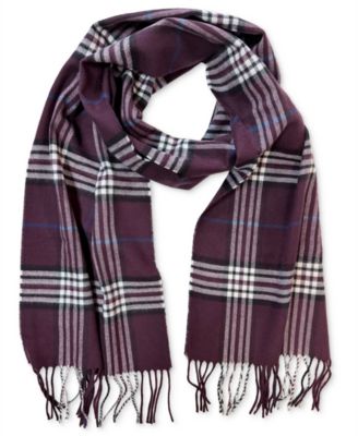 Men's Classic Plaid Cashmink Scarf