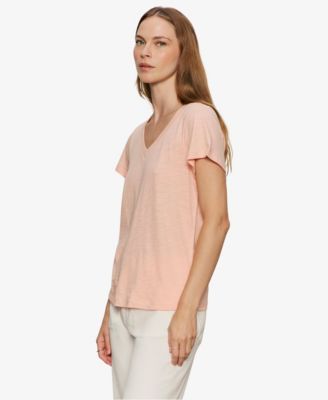 Petite Soft V-Neck T-Shirt