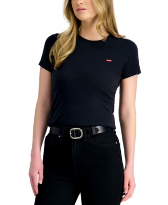 Women's Casual Center Bar Double Loop Leather Belt