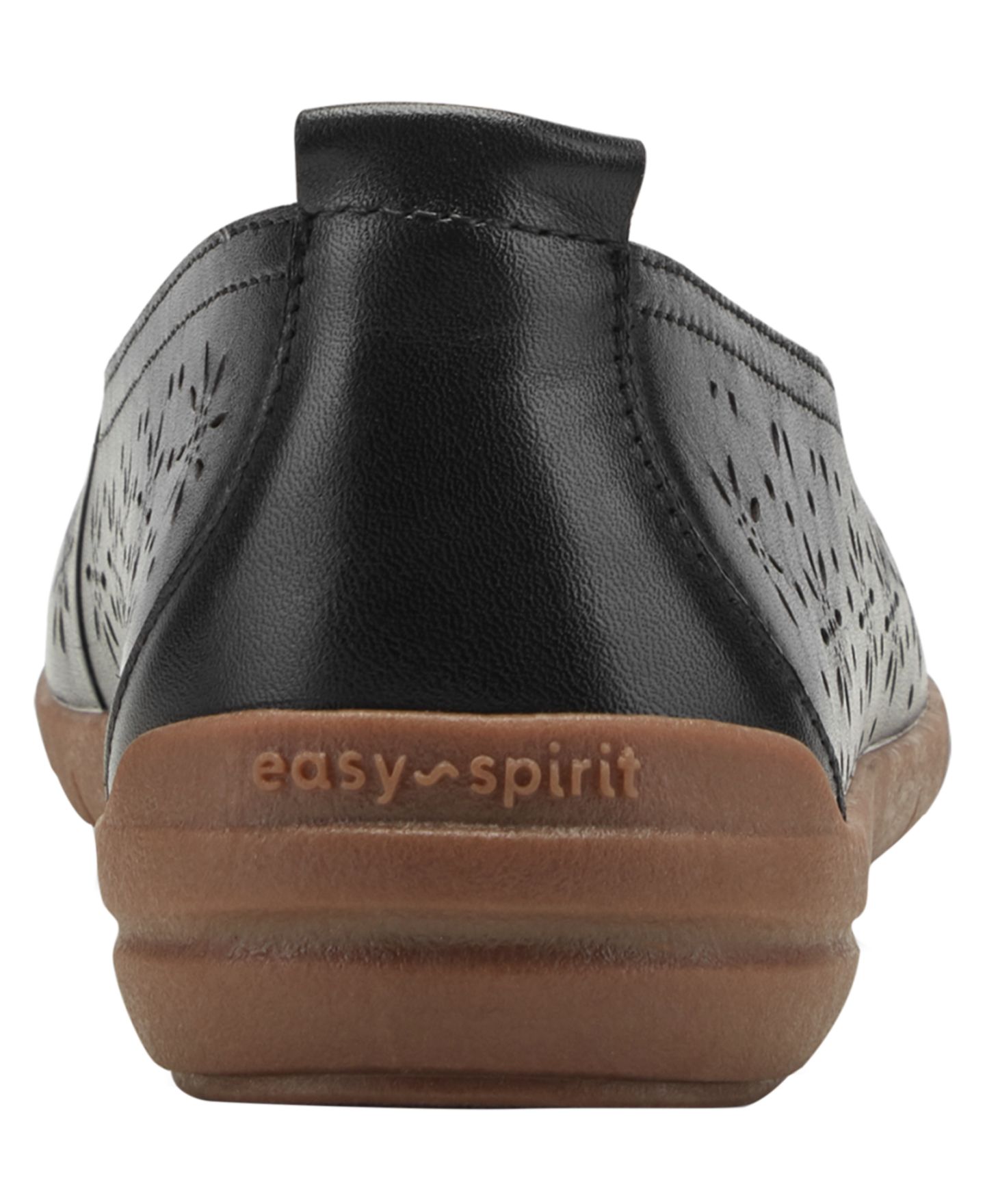 Женские балетки Easy Spirit Araceli eFlex Slip-On Ballet Flats, цвет: Чёрный кожаный — фото 3