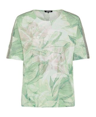 Women’s Leaf Print Jersey T-Shirt