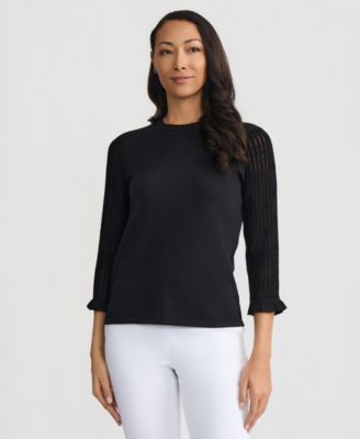 Women's Crewneck Pull-On Blouse