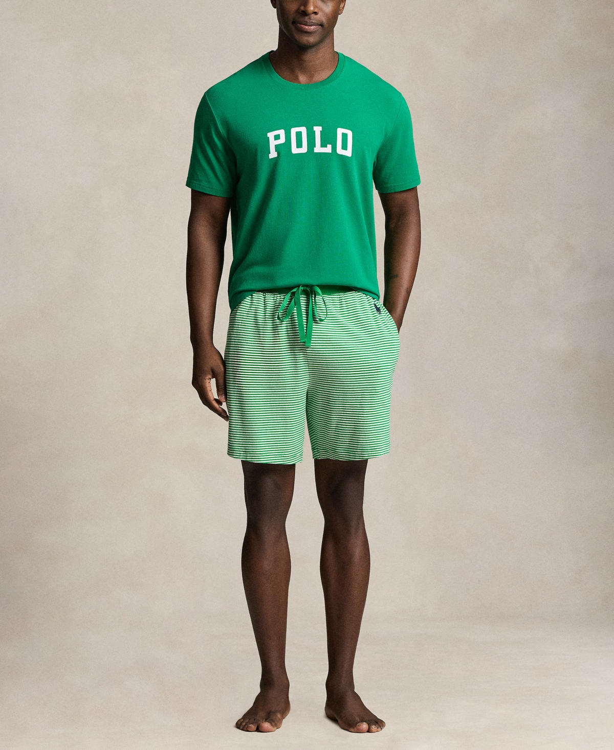 Polo Ralph Lauren Men's Stripped Pattern Pajama Shorts