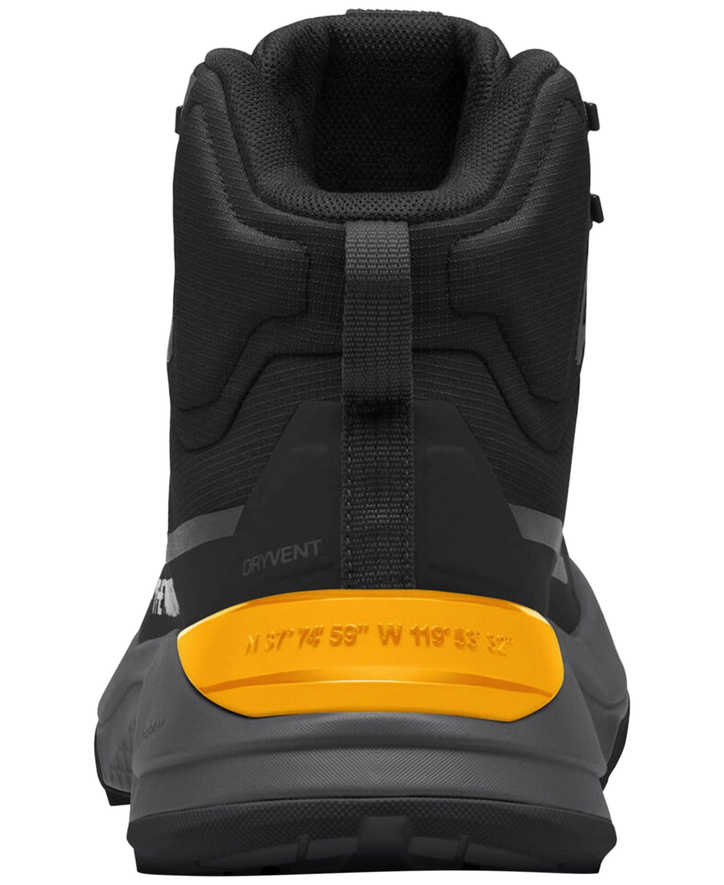 Мужские ботинки The North Face Fastpack Mid WP Lace-Up, цвет: Чёрный / Снежный золотой — фото 2