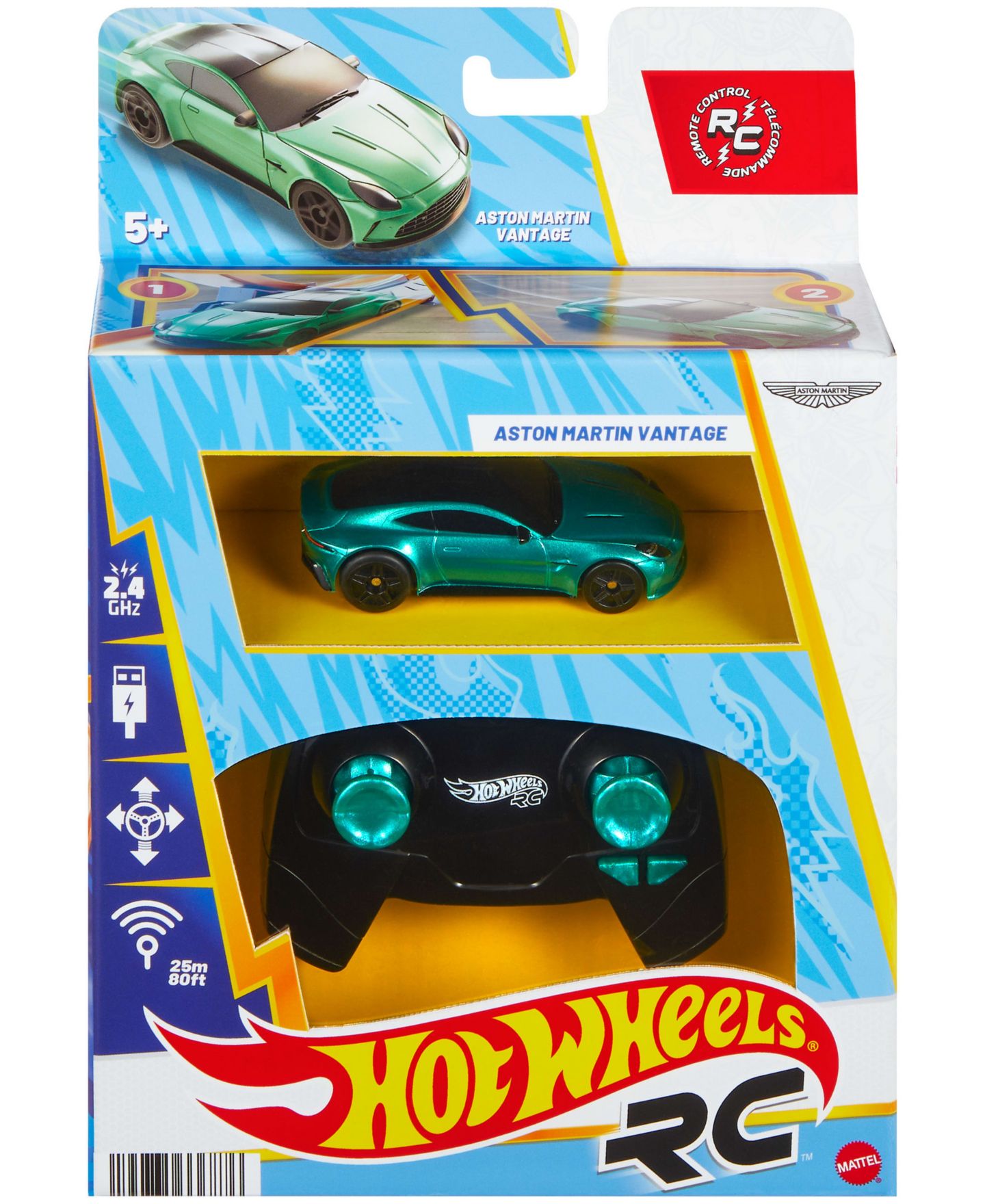 Детская игрушка Hot Wheels Aston Martin Vantage Remote Control Race Car Toy — фото 6