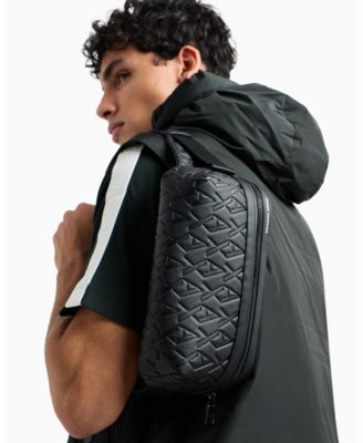 Men's Tonal All Over Logo Waist Bag