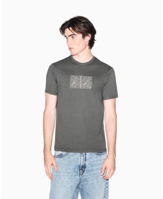 Men's Short Sleeve Jersey Printed Box Logo T-Shirt