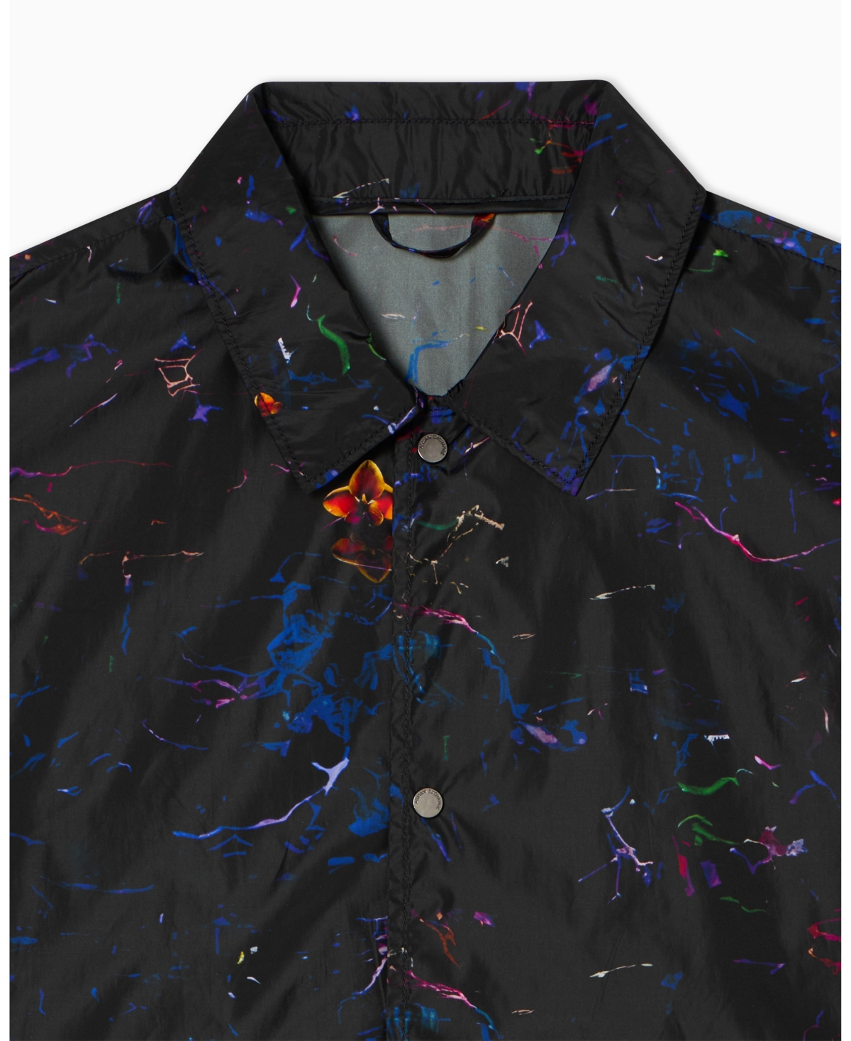 A|X Armani Exchange Men's Nylon Print Floral Jacket