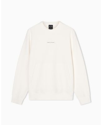 Men's White Edition Logo Crewneck Sweatshirt