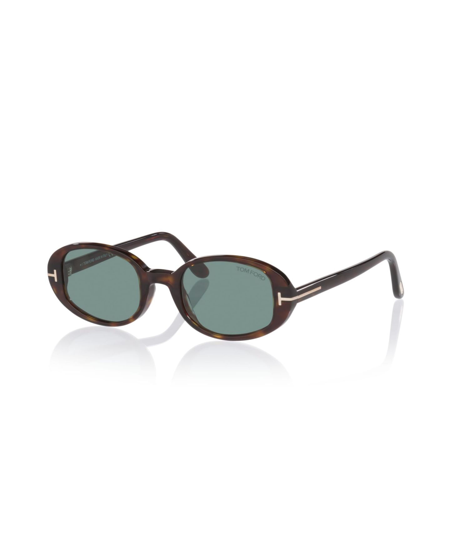 Женские солнцезащитные очки Tom Ford Oval Sunglasses, Iggy TR002277, цвет: Черепаховый — фото 1