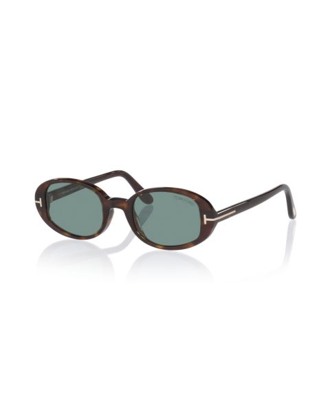 Женские солнцезащитные очки Tom Ford Oval Sunglasses, Iggy TR002277, цвет: Черепаховый