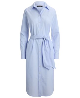 Petite Point Collar Shirt Dress