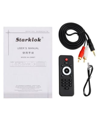 5-Channel 2000W Peak AV Surround Amplifier, Ultra-Thin Aluminum Body with Bluetooth 5.0, USB/SD & FM Radio