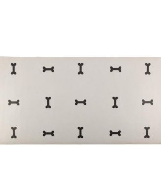 Dog Mat for Food and Water, Dog Bones