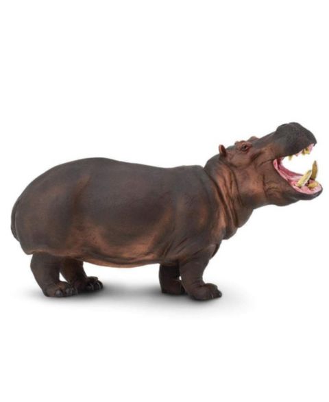 Фигурка Safari Ltd. Hippopotamus бегемот, ручная роспись, от 3 лет