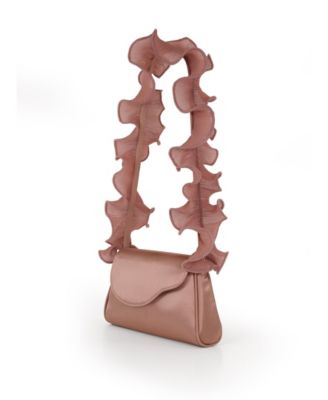 Woman's Sophia Ruffle Me Pouch Clutch