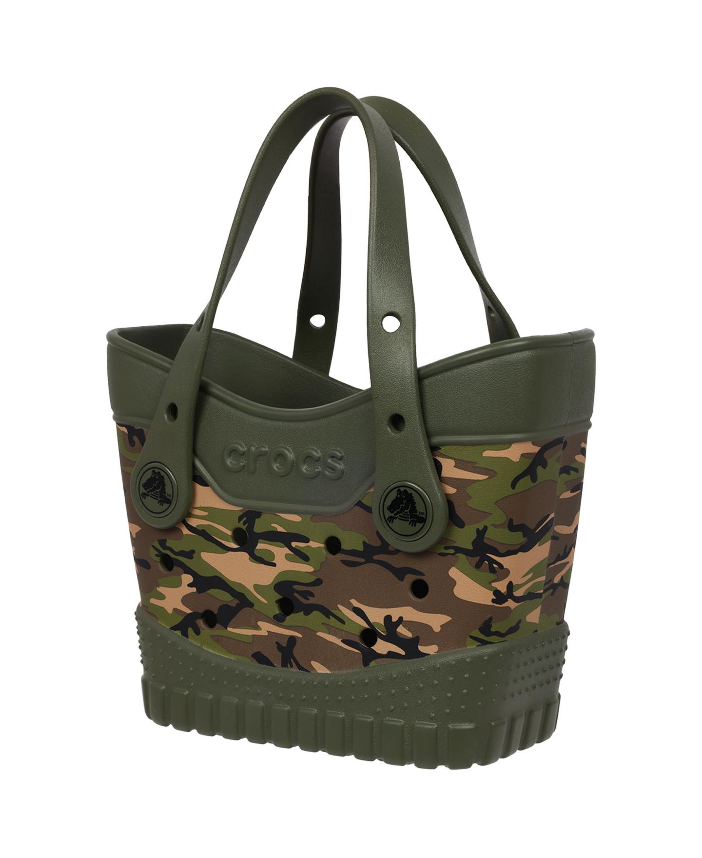 Женская сумка Crocs Micro Classic Camo Tote, цвет: Камуфляжный — фото 3