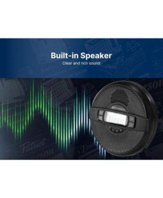 EPCD-2000 Portable Bluetooth CD Player with FM Radio and Built-in Speaker