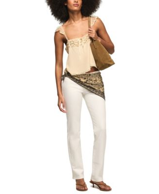 Women's Mid Rise Sweet Straight Jeans