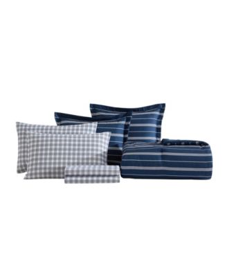Mariners Line Reversible 5-Pc. Comforter Set, Twin/Twin XL