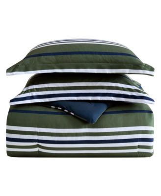 Uphaul Stripe Reversible 3-Pc. Comforter Set, King