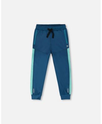 Toddler Athletic Pants in Polyester Teal