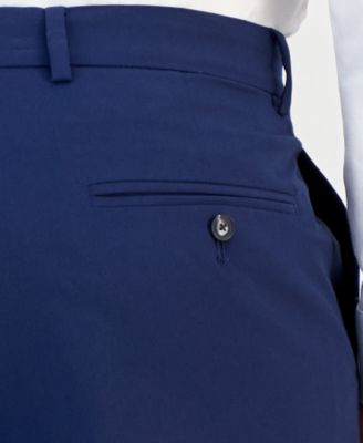 Men's Slim-Fit Spandex Super-Stretch Suit Pants