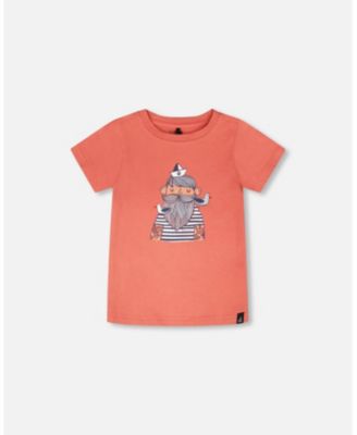 Boy Cotton Short Sleeve T-Shirt - Toddler|Child