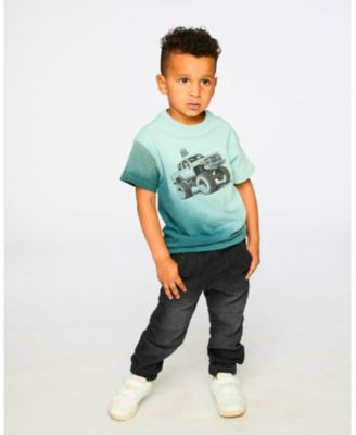 Little and Big Boy Stretch French Terry Denim Jogger