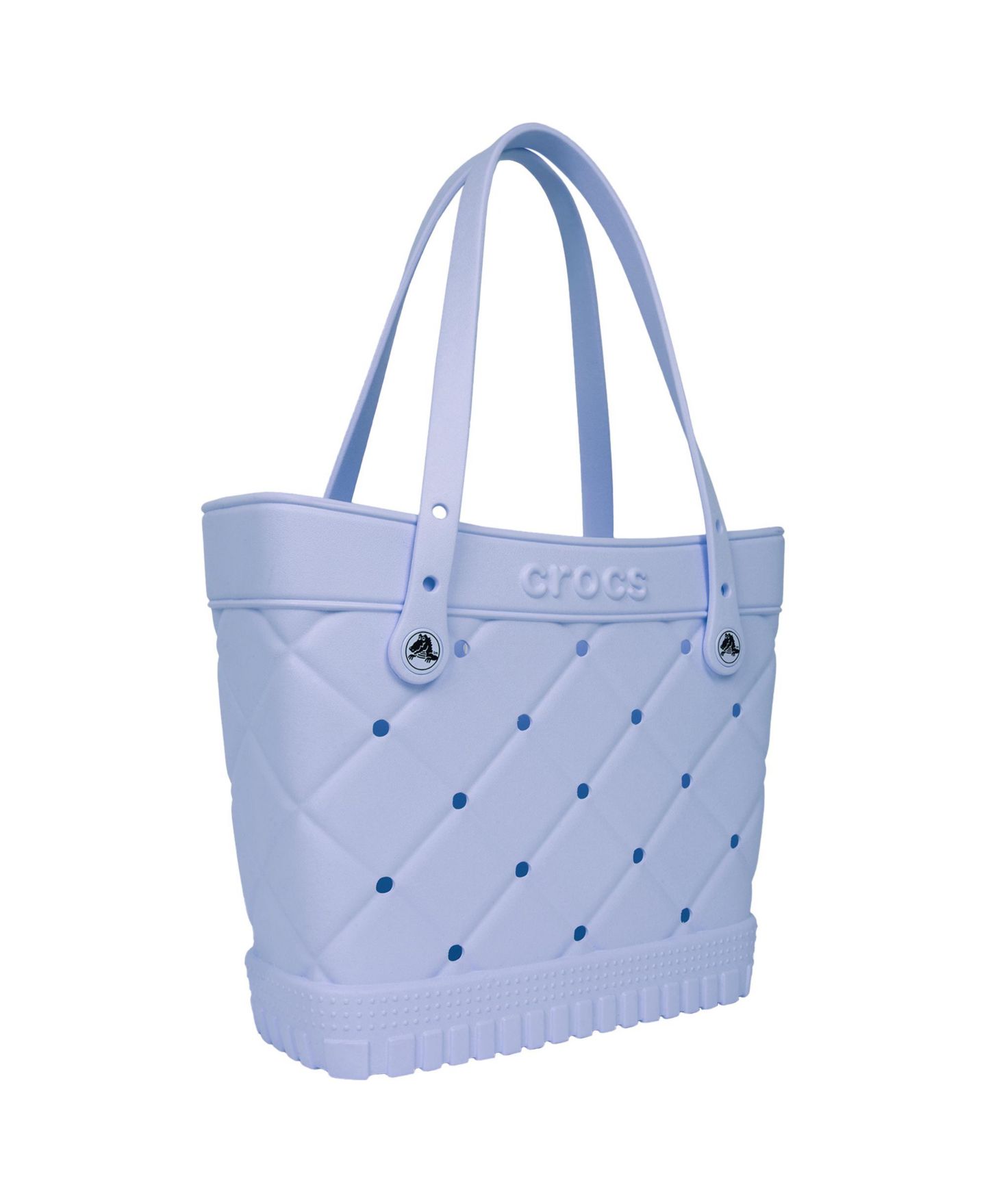 Женская сумка Crocs Quilted Tote, цвет: Синий мглистый — фото 2