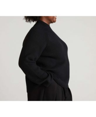 Women's Plus Size Arly Wrap Neck Sweater