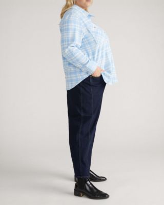 Plus Size Maine Stretch Flannel Shirt