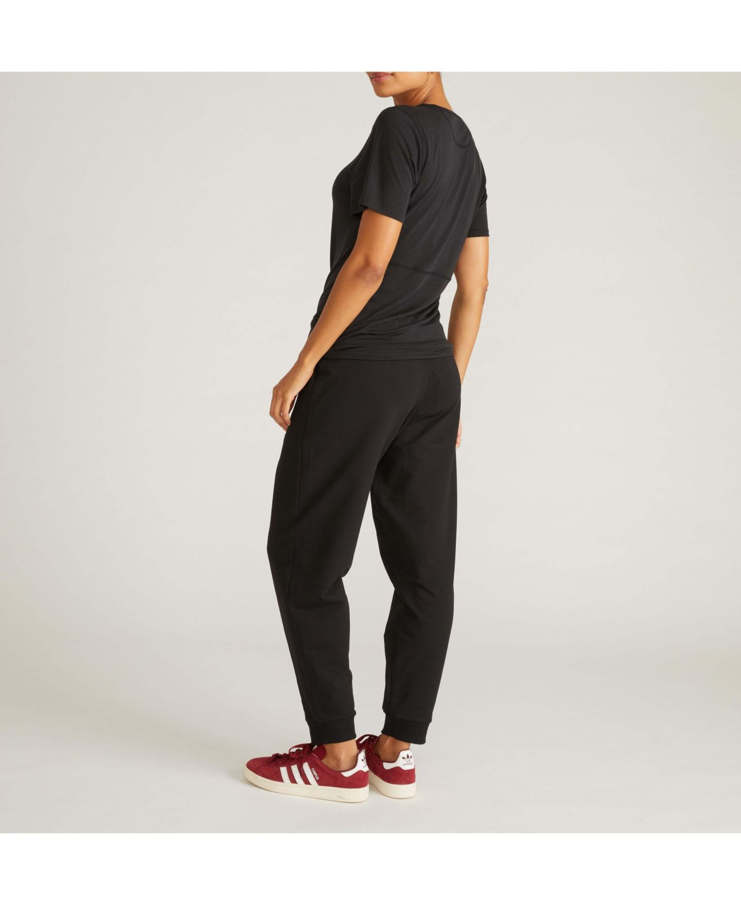 Женская футболка Universal Standard Plus Size Mia Movement, цвет: Чёрный — фото 3
